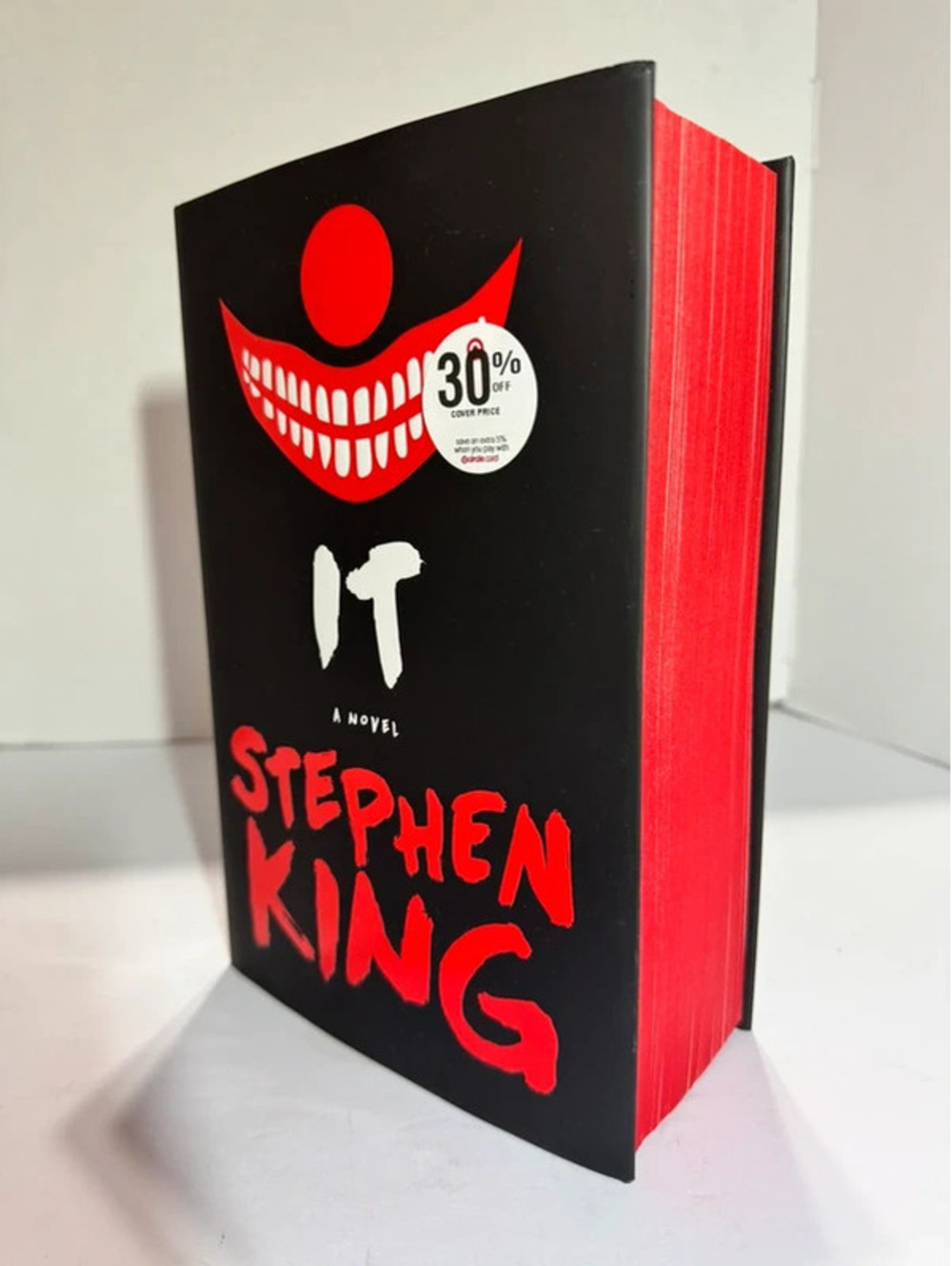Stephen King IT 40th Anniversary Special Edition Hardcover w/ Sprayed Edge NWT